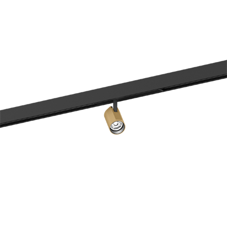 Wever & Ducré+CENO on STREX 1.0 LED 6.9W 480lm 2700K CRI>90 31°, hämardatav DALI, siinivalgusti, matt must/šampanja